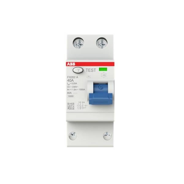 ABB 2CSF202165R1400 FX202 A-40/0.03 FI-Schutzschalter 40 A 0.03 A 230 V/AC