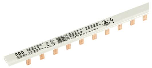 ABB 2CDL210508R5718 Phasenschiene 1Ph., 57Pins, 18qmm PS 1/57/18 CB Phasenschiene Grau 18 mm² 80 A 1 St.-2