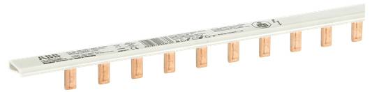 ABB 2CDL210508R5718 Phasenschiene 1Ph., 57Pins, 18qmm PS 1/57/18 CB Phasenschiene Grau 18 mm² 80 A 1 St.-3