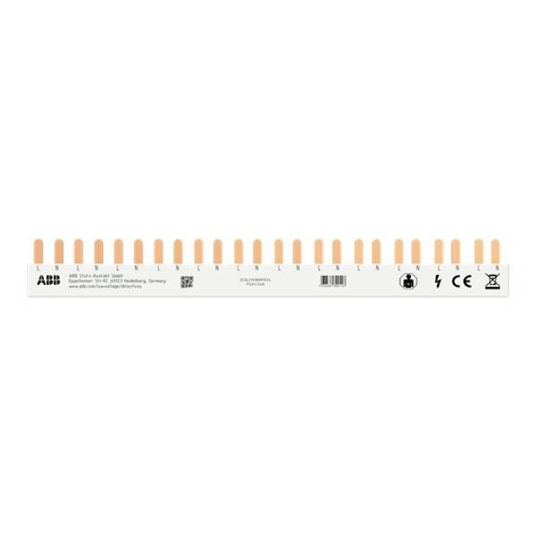 ABB 2CDL210180R1024 Phasenschiene 1P+N, 24Pins, 10qmm PSX1/24N Phasenschiene Grau 10 mm² 63 A 1 St.