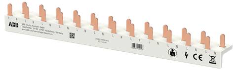 ABB 2CDL210180R1024 Phasenschiene 1P+N, 24Pins, 10qmm PSX1/24N Phasenschiene Grau 10 mm² 63 A 1 St.-1