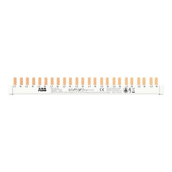 ABB 2CDL230331R1012 Phasenschiene 3Ph, 24Pins 10qmm PSc 3/24/10 N Phasenschiene 10 mm² 63 A 1 St.