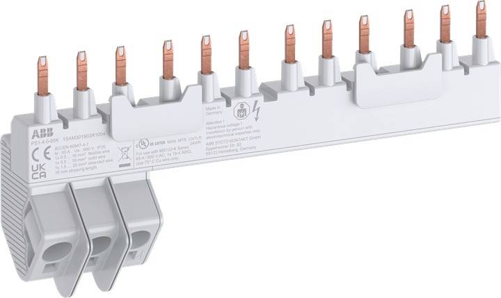 ABB 1SAM301903R1004 Sammelschiene PS1-4-0-65K Sammelschiene Grau 8 mm² 65 A 1 St.-0