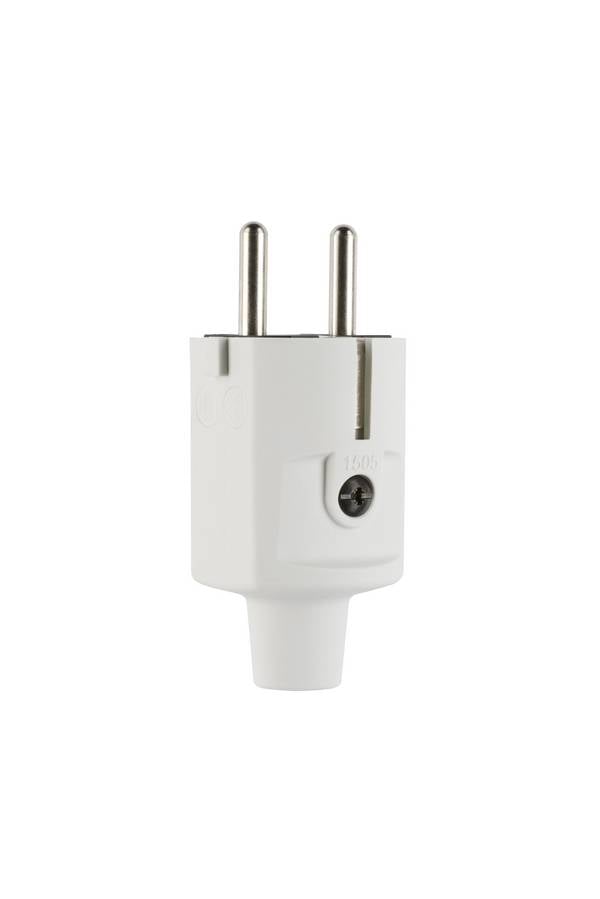 ABL Sursum 100000046 Schutzkontaktstecker Kunststoff 250 V Grau IP20