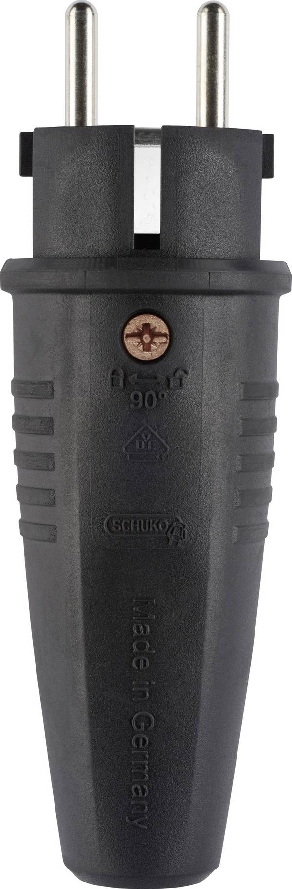 ABL Sursum 100000043 Schutzkontaktstecker Kunststoff 250 V Schwarz IP44