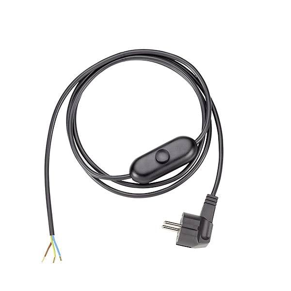 Bachmann 302.174 Strom Anschlusskabel Schwarz 2 m