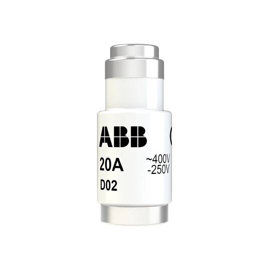 ABB GMN 977120P0017 Schmelzeinsatz Sicherungsgröße = D02 20 A 400 V 1 St.-0