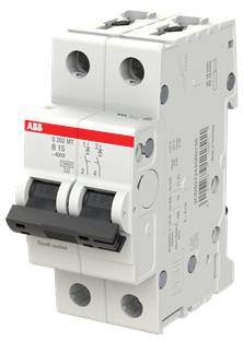 ABB 2CDS272445R0155 S202MT-B15 Sicherungsautomat 15 A 400 V-1