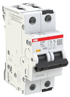 ABB 2CDS382001R0081 S302P-D8 Sicherungsautomat 8 A 415 V-2