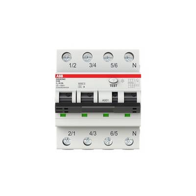 ABB 2CSR256240R3254 FI-Schutzschalter/Leitungsschutzschalter 25 A 0.3 A 415 V-0