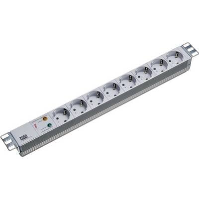 BACHMANN 19" Steckdosenleiste 8-fach mit ÜS ohne Schalter-0