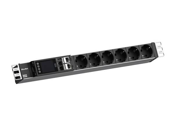 Bachmann BM0024203 Steckdosenleiste 19 Zoll  Aluminium Schutzkontakt 1 St.