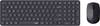 Rapoo 9310M Kabellos, Bluetooth® Tastatur, Maus-Set Ergonomisch Deutsch, QWERTZ Dunkelgrau 1600 dpi