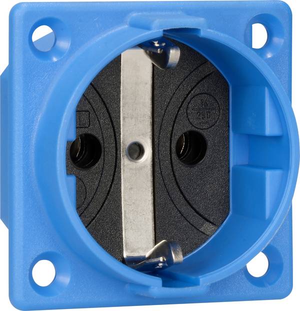 ABL Sursum 1661350  Einbau-Steckdose  halogenfrei IP20 Blau