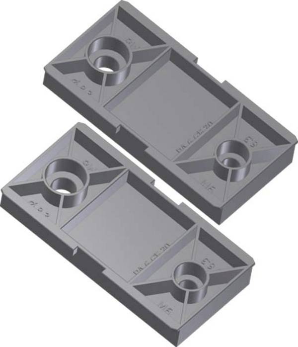 Bachmann 509.000  Kunststoffhalterset   1 St.