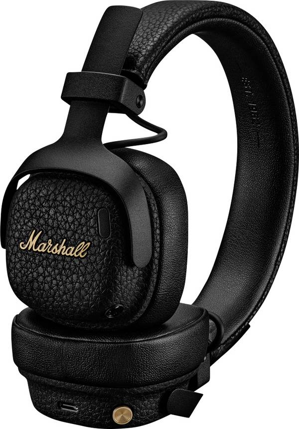 Marshall Milton A.N.C Black  Over Ear Kopfhörer Bluetooth®  Schwarz
