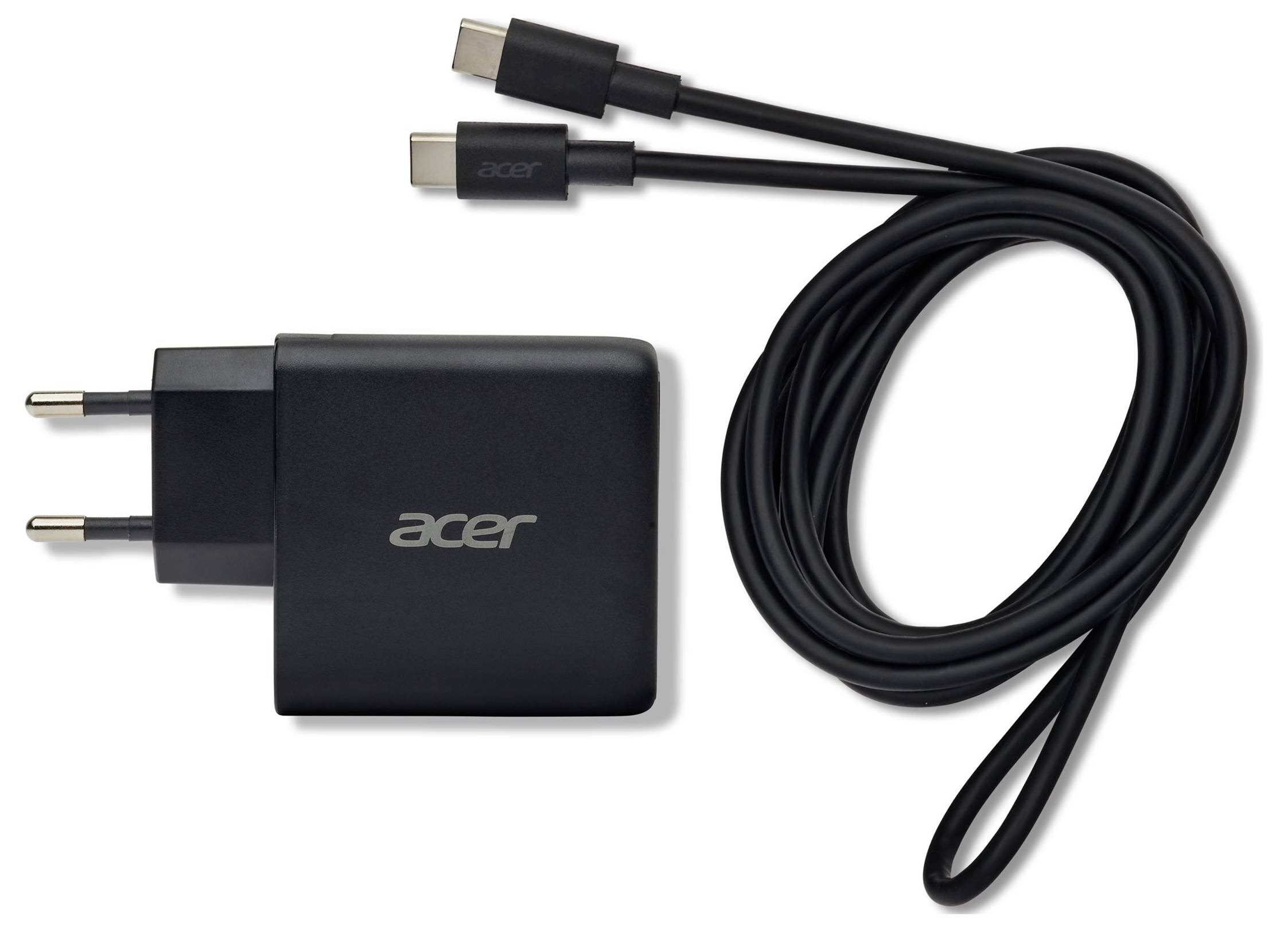 Acer USB Ladegerät 100 W USB PD Schwarz GaN-3