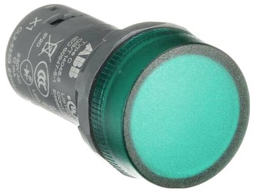 ABB CL2-523G Meldeleuchte mit LED-Element, rund, hoch Grün 230 V/AC 1 St.-3