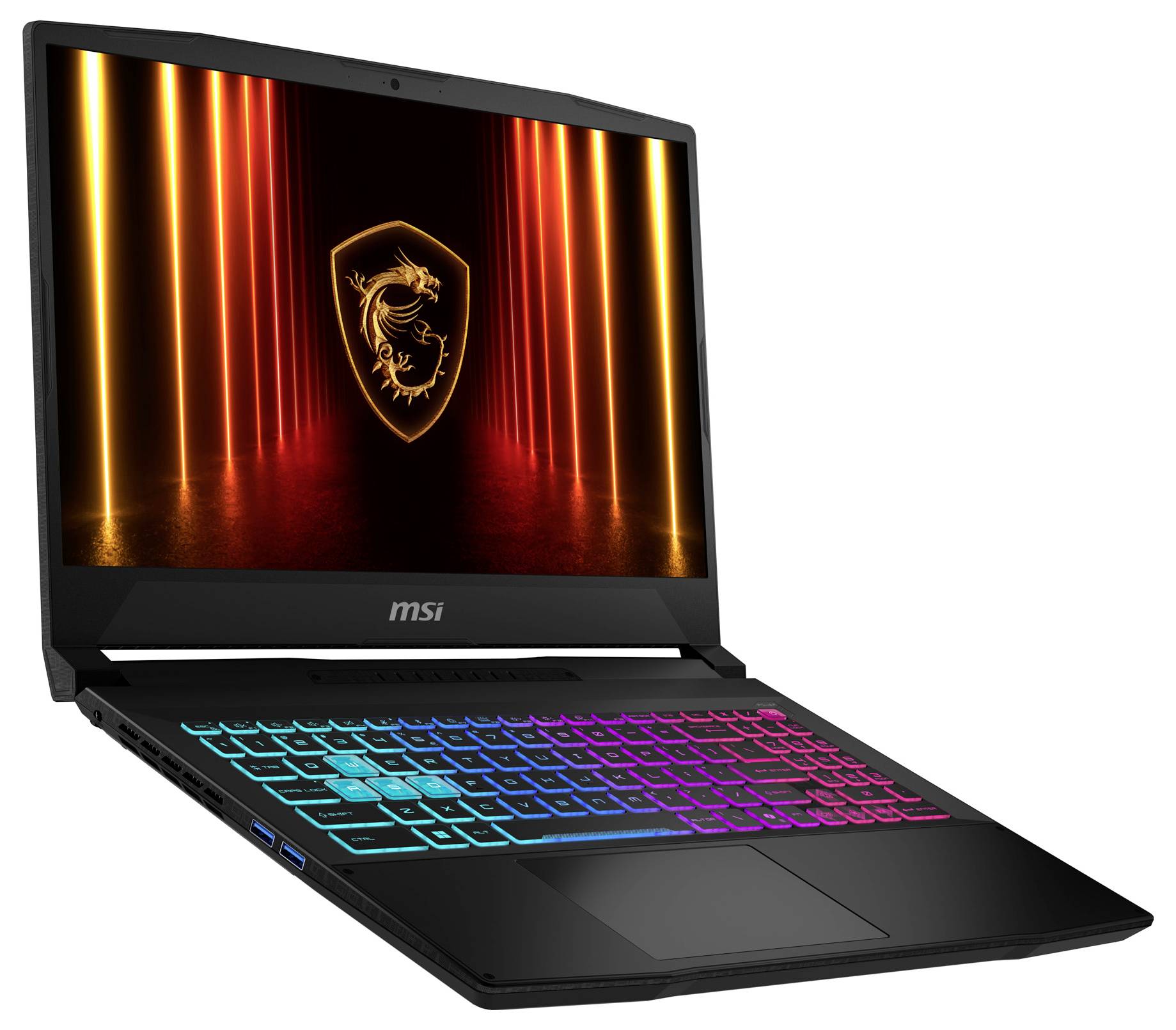 MSI Gaming Notebook 39.6 cm (15.6 Zoll) Full HD Intel® Core™ i7 i7-14650HX 8 GB RAM 512 GB SSD Deutsch, QWERTZ Intel Int-8