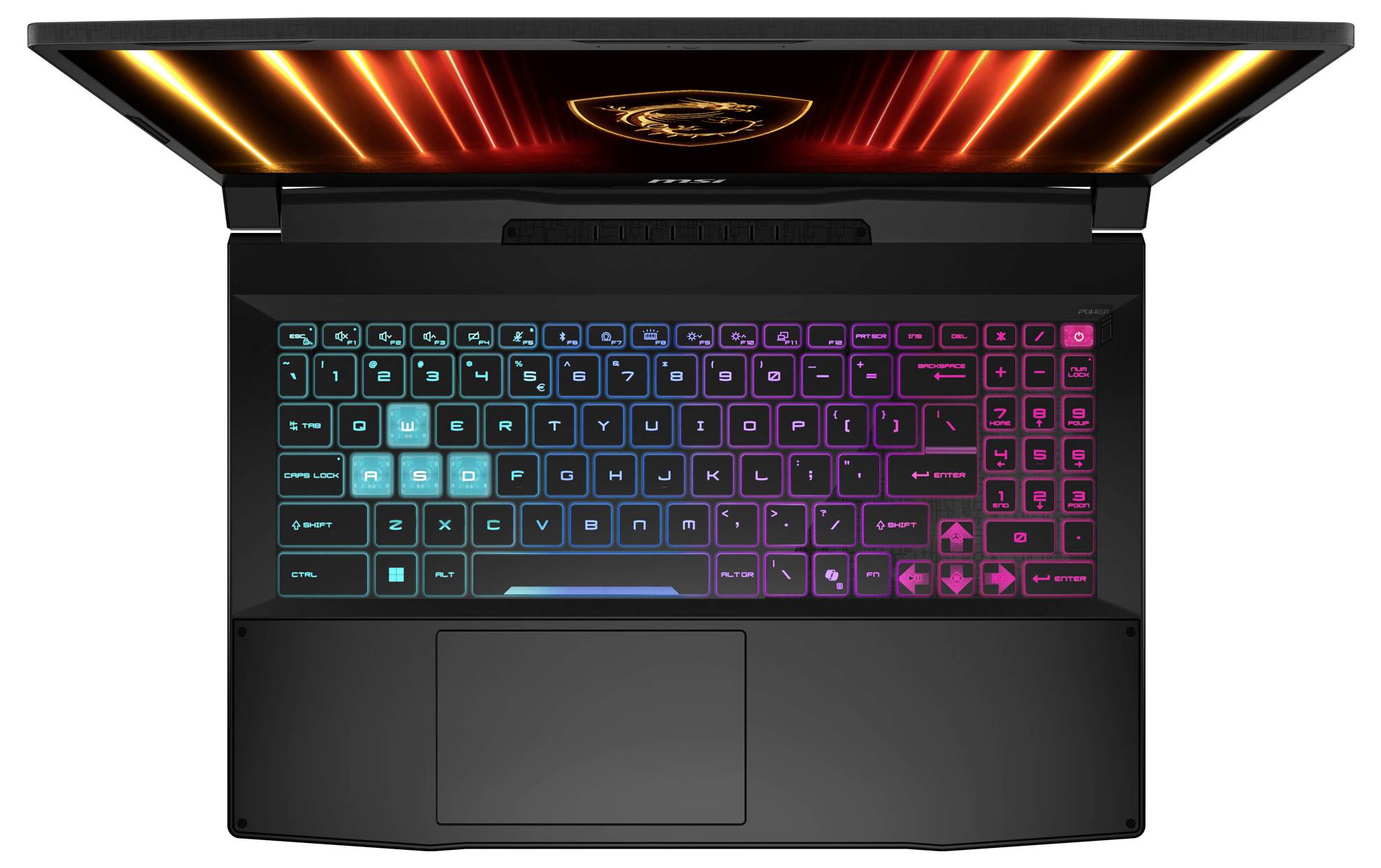 MSI Gaming Notebook 39.6 cm (15.6 Zoll) Full HD Intel® Core™ i7 i7-14650HX 8 GB RAM 512 GB SSD Deutsch, QWERTZ Intel Int-9