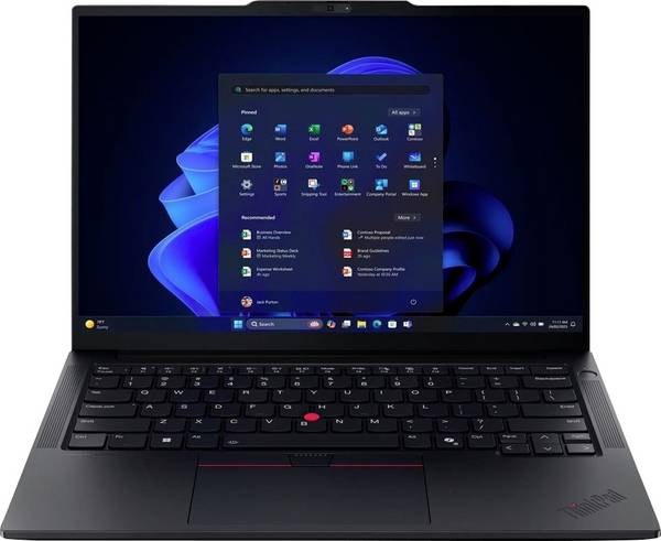 Lenovo Notebook ThinkPad E14 Gen 8 (AMD)  35.6 cm (14 Zoll) WUXGA AMD Ryzen AI 7 Ryzen™ AI 7 445 32 GB RAM  1 TB SSD Deutsch, QWERTZ AMD AMD Radeon™ 840M Graphics     Schwarz  21Y2006CGE