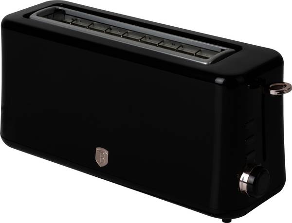 BerlingerHaus  Langschlitztoaster Toastfunktion Schwarz, Rosa