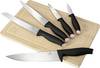 BerlingerHaus BH/2963 Messer-Set Schwarz, Roségold
