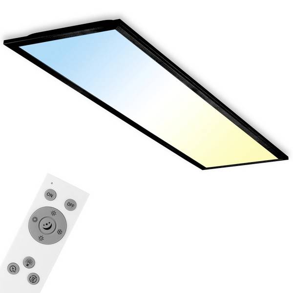 Briloner Piatto 7167015 LED-Panel   24 W Warmweiß, Kaltweiß Schwarz