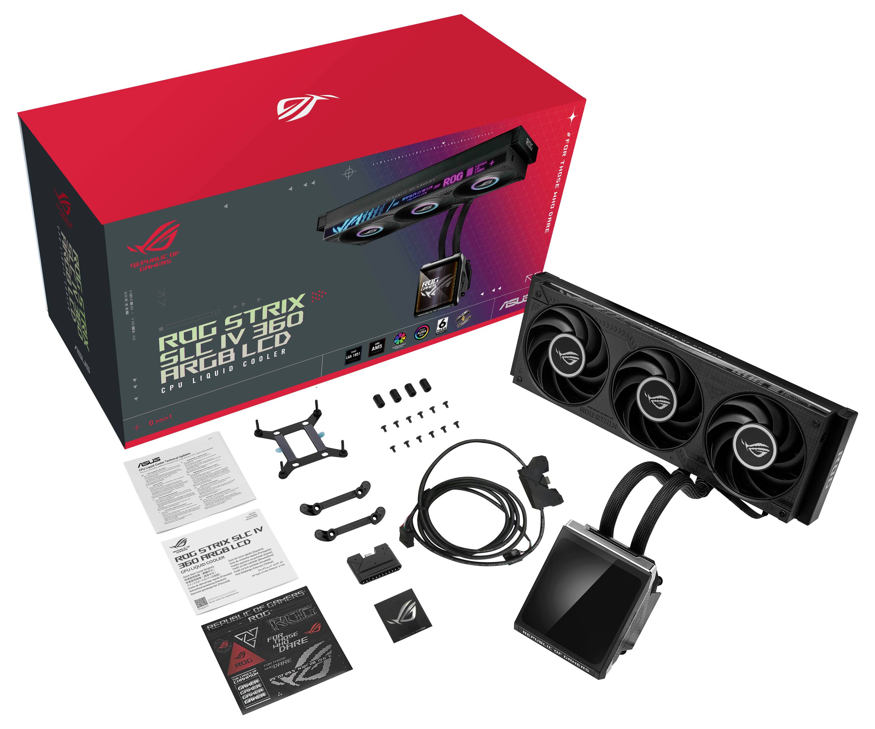 Asus ROG STRIX SLC IV 360 ARGB LCD Wasserkühlung-Kit-16