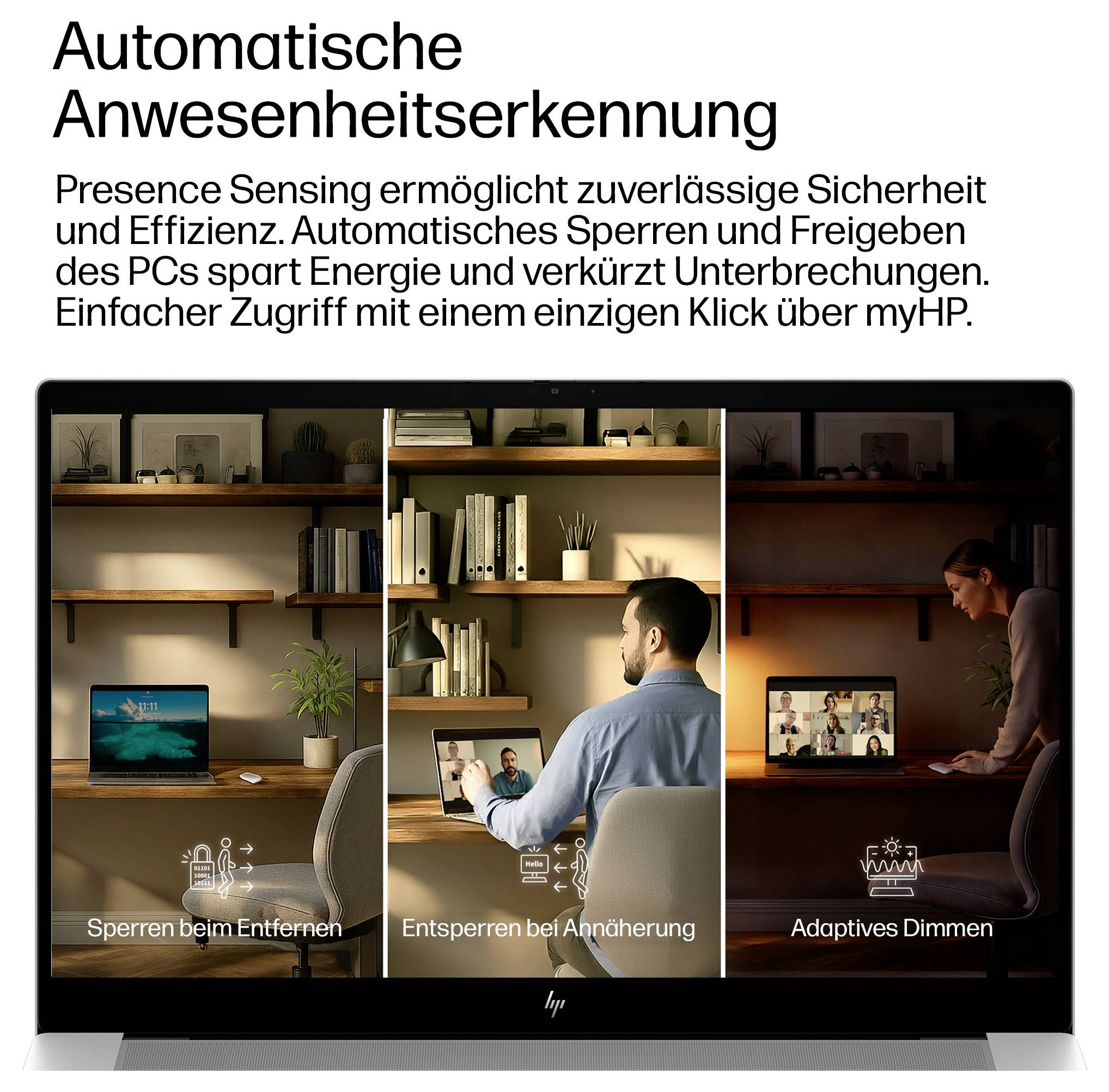 HP Notebook 43.9 cm (17.3 Zoll) Full HD 16 GB RAM 1 TB SSD Deutsch, QWERTZ Intel Intel-Grafik Silber DH9F4EA-18