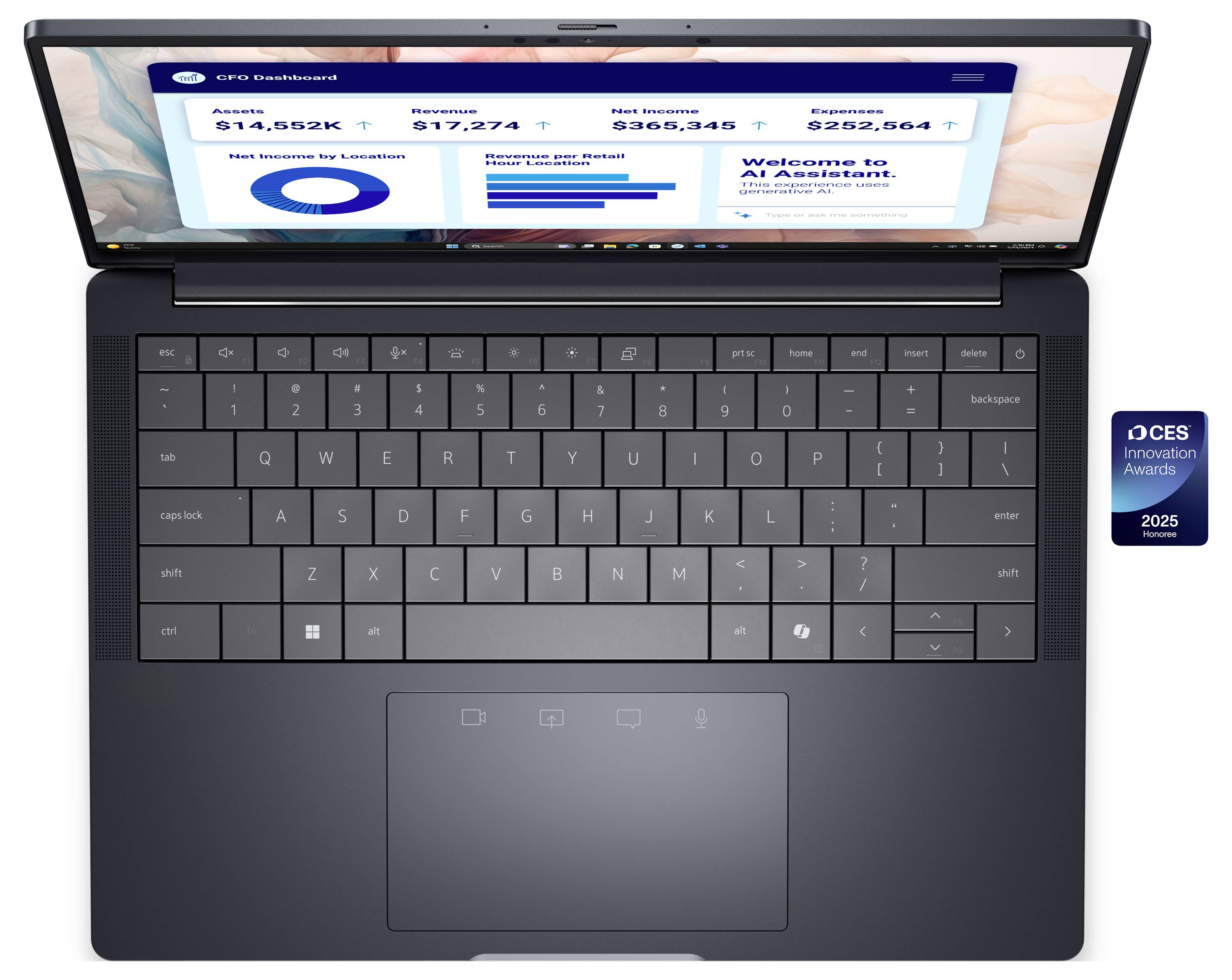 Dell Notebook 35.6 cm (14 Zoll) 236V 16 GB RAM 512 GB SSD Deutsch, QWERTZ Intel Intel Arc Graphics Grau V7XXD-3