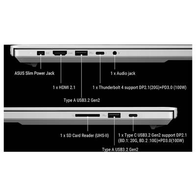 Asus Gaming Notebook 40.6 cm (16 Zoll) WQXGA 386H 8 GB RAM 1 TB SSD Deutsch, QWERTZ Intel Intel-Grafik NVIDIA GeForce RT-16