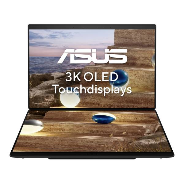 Asus Notebook   35.6 cm (14 Zoll) 3K  386H 32 GB RAM  1 TB SSD Deutsch, QWERTZ Intel Intel-Grafik     Grau  90NB16V1-M00SK0