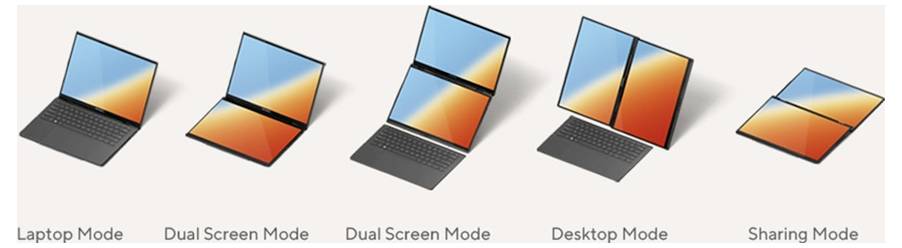 Asus Notebook 35.6 cm (14 Zoll) 3K 386H 32 GB RAM 1 TB SSD Deutsch, QWERTZ Intel Intel-Grafik Grau 90NB16V1-M00SK0-11