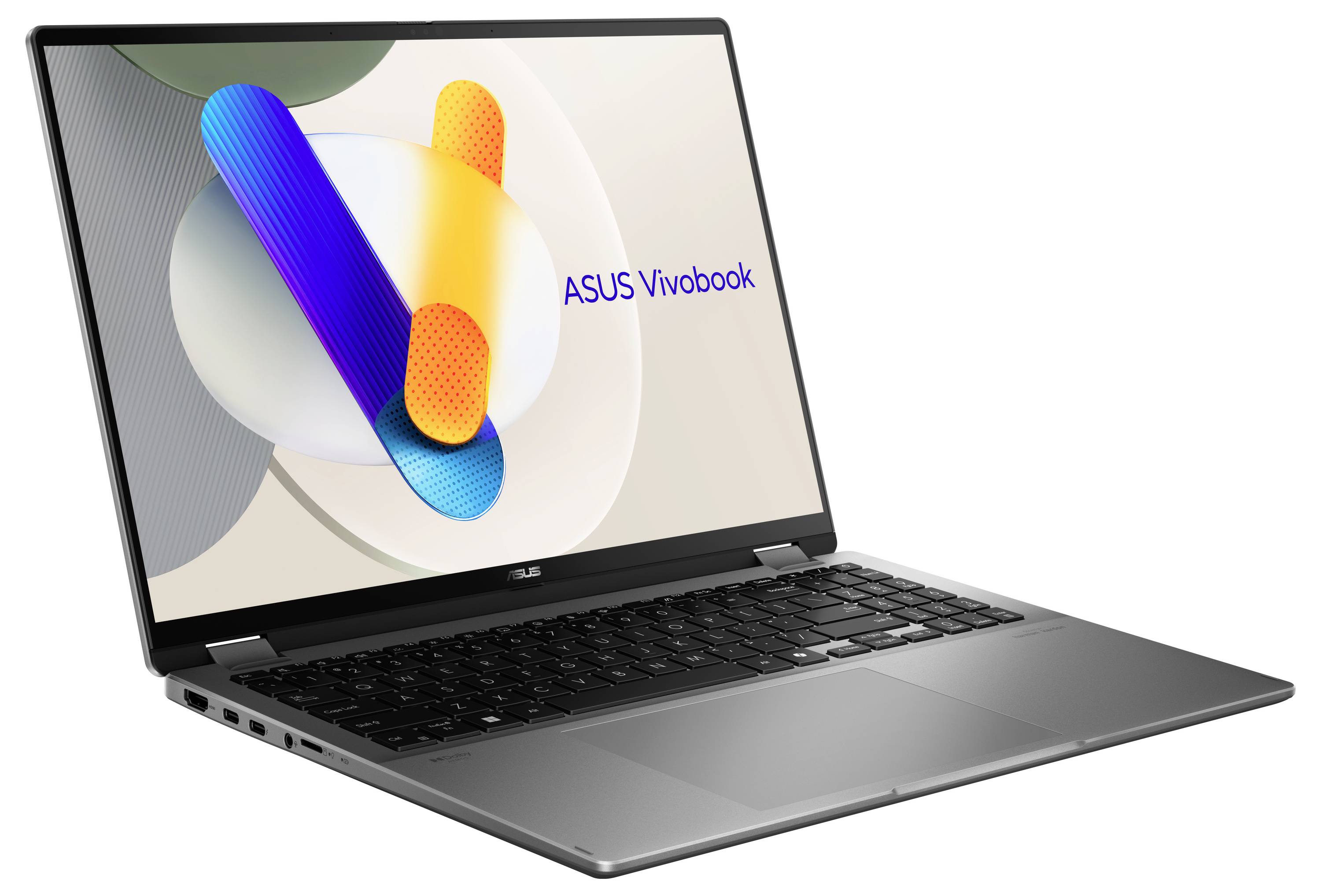 Asus Notebook 40.6 cm (16 Zoll) WUXGA 256V 16 GB RAM 512 GB SSD Deutsch, QWERTZ Intel Intel Arc Graphics Grau 90NB1511-M-1