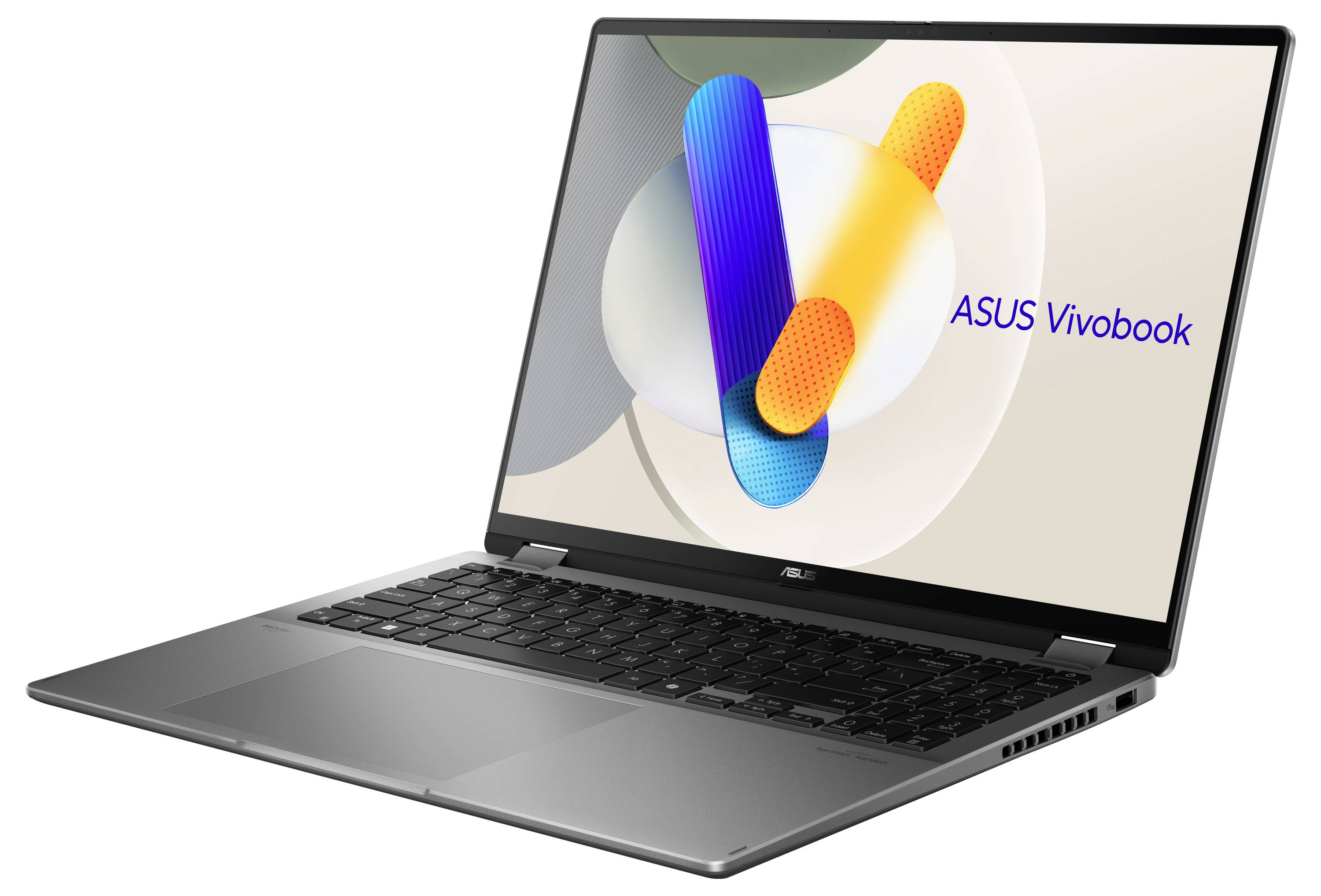 Asus Notebook 40.6 cm (16 Zoll) WUXGA 256V 16 GB RAM 512 GB SSD Deutsch, QWERTZ Intel Intel Arc Graphics Grau 90NB1511-M-4