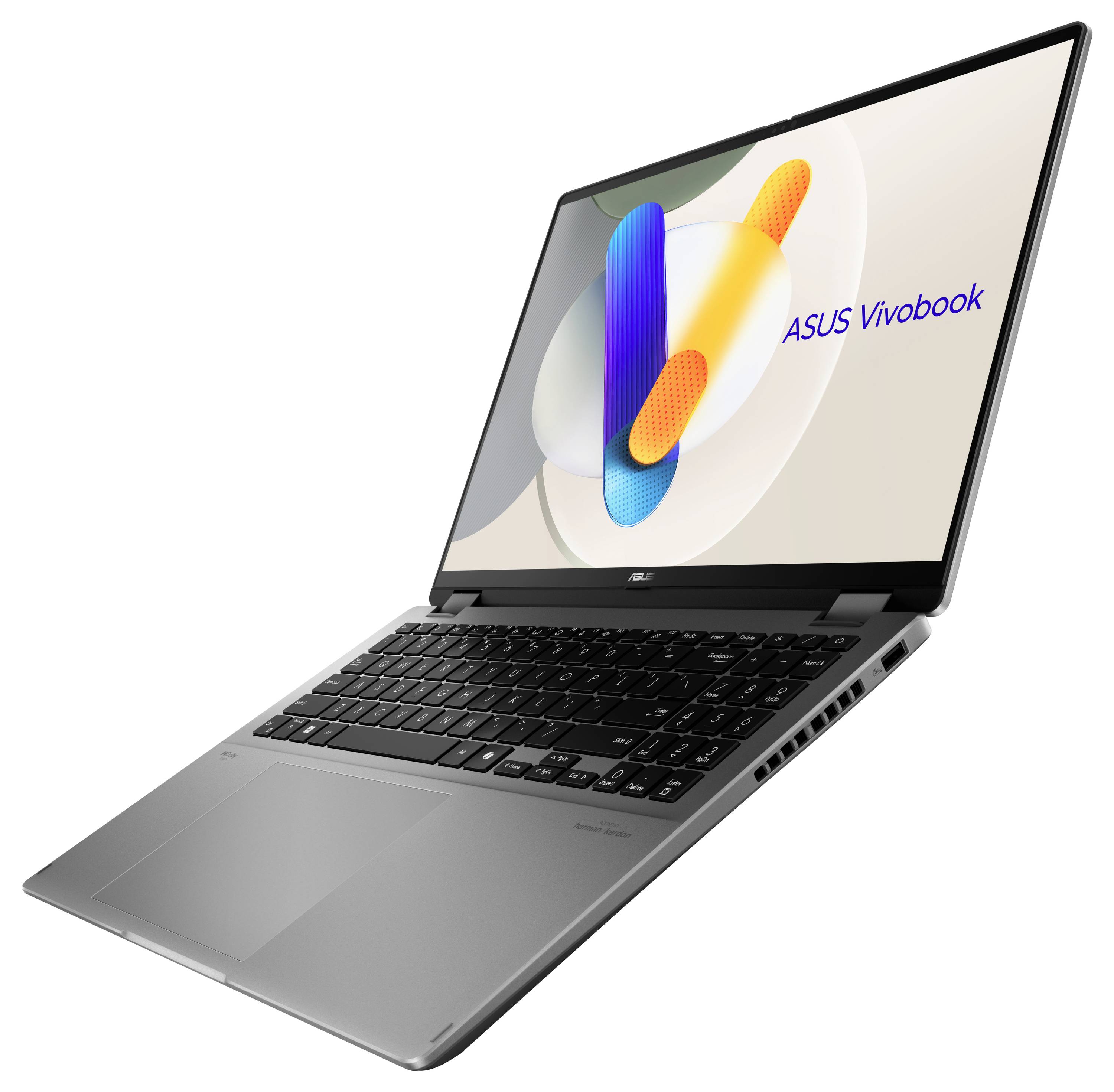 Asus Notebook 40.6 cm (16 Zoll) WUXGA 256V 16 GB RAM 512 GB SSD Deutsch, QWERTZ Intel Intel Arc Graphics Grau 90NB1511-M-6