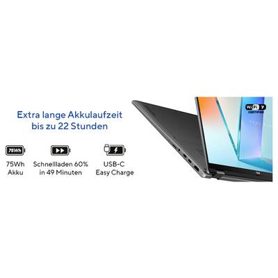 Asus Notebook 40.6 cm (16 Zoll) WUXGA 256V 16 GB RAM 512 GB SSD Deutsch, QWERTZ Intel Intel Arc Graphics Grau 90NB1511-M-11