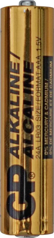 Nahaufnahme einer AA-Batterie Kaline CR-LR6 1,5V Alkali mit orangem Gehäuse und schwarzem Text.