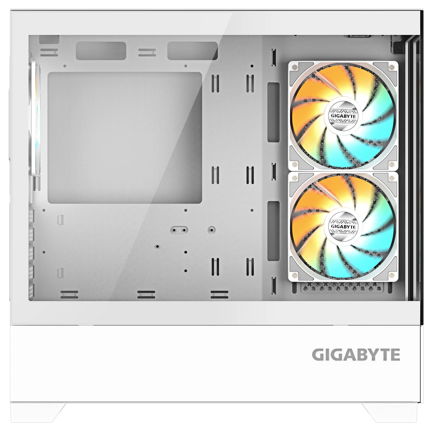 Gigabyte C201 Panoramic ICE Midi-Tower PC-Gehäuse Weiß-3