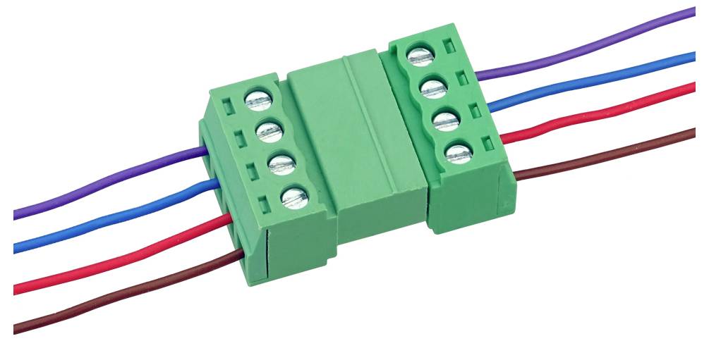 Donau Elektronik HNS381-02 Steckverbinder Polzahl 2 Anzahl Reihen 1 PA66, Messing, Stahl 8 A 300 V 0,08 mm² - 1,5 mm²-4
