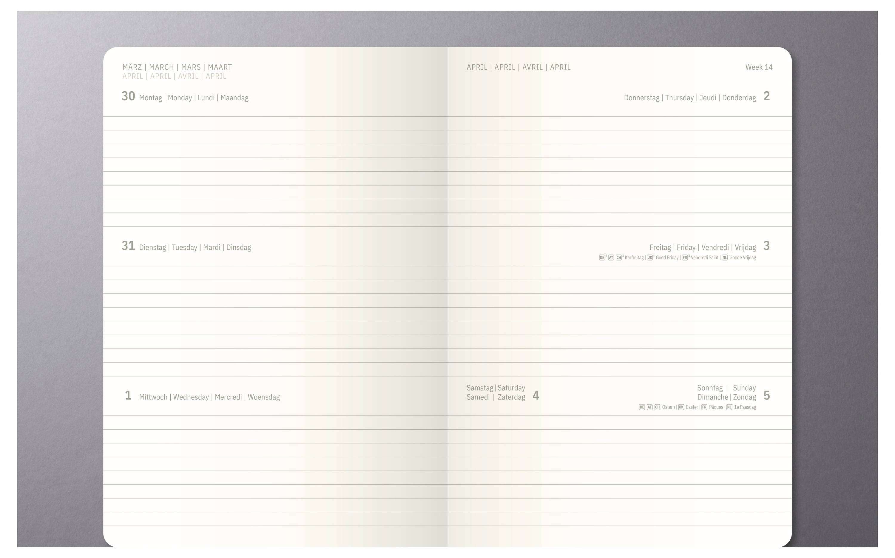 Sigel C2709 Wochenkalender Conceptum 2027 Hardcover DIN A6 Schwarz, Rot 176 Seiten 1 St.-1