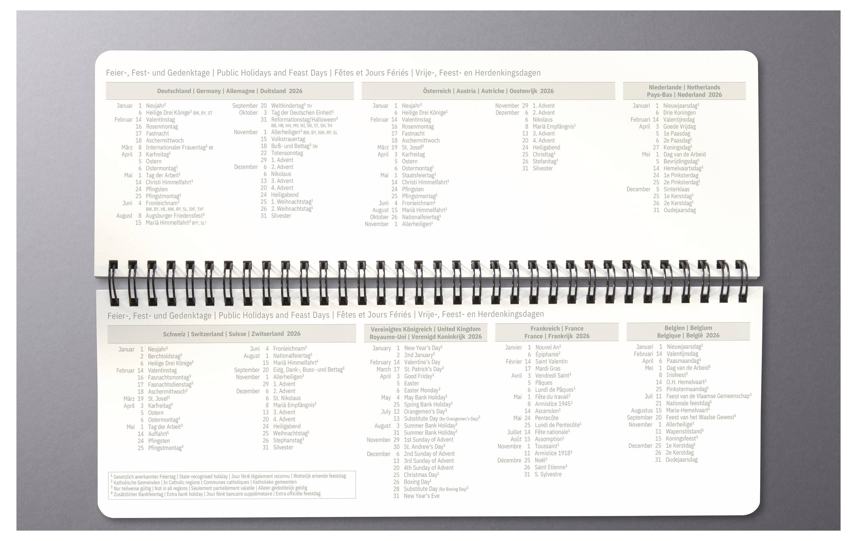 Sigel C2780 Tischkalender Conceptum 2027 Hardcover large Schwarz 132 Seiten 1 St.-4