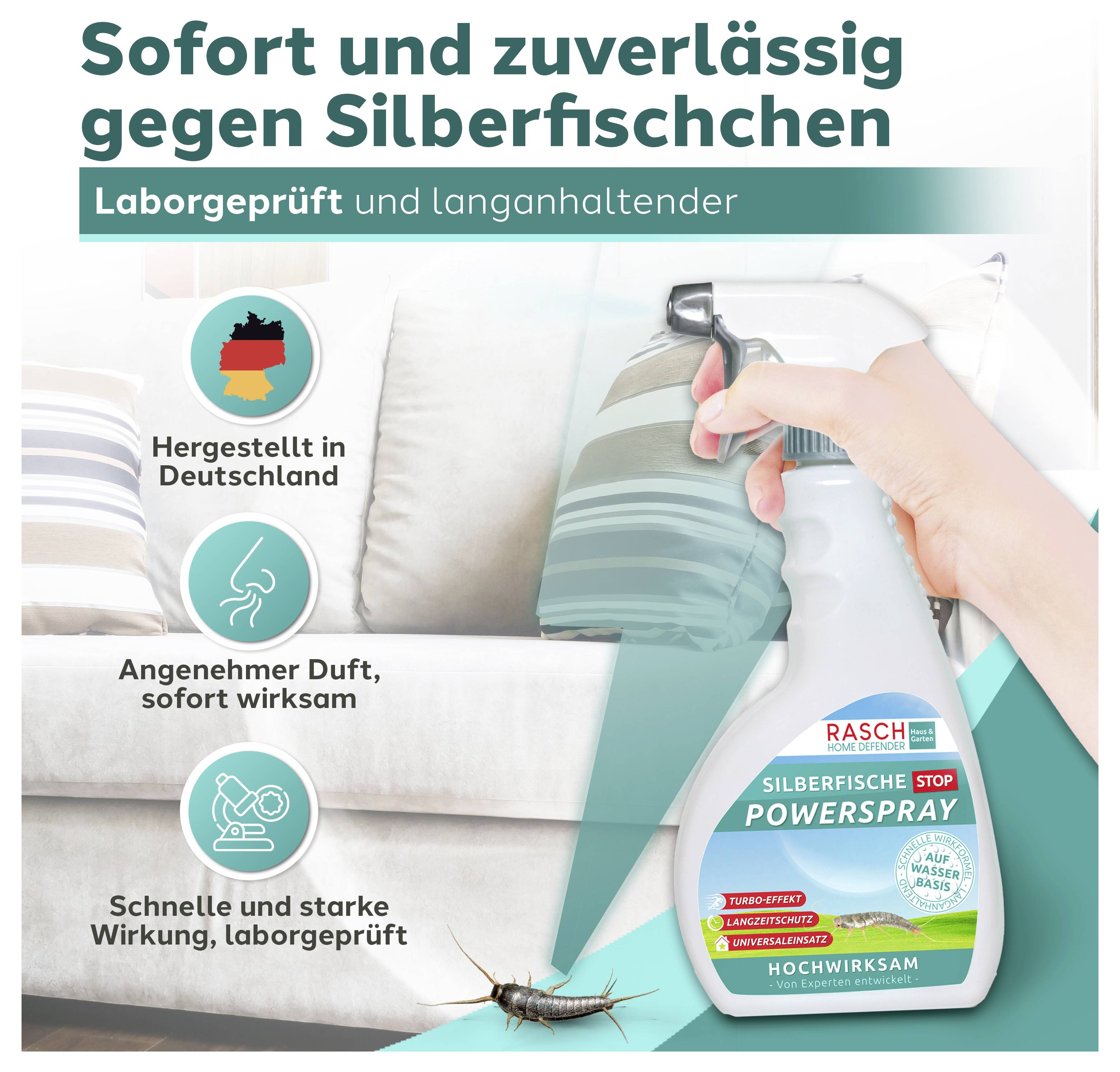 Silva Silberfische Insektenspr. 1109S Insektenschutz-Spray Abwehrstoff 1 St.-4
