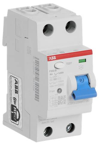 ABB 2CSF202568R1160 F202B-16/0,03-2TE FI-Schutzschalter 16 A 0.03 A 230 V/AC-2