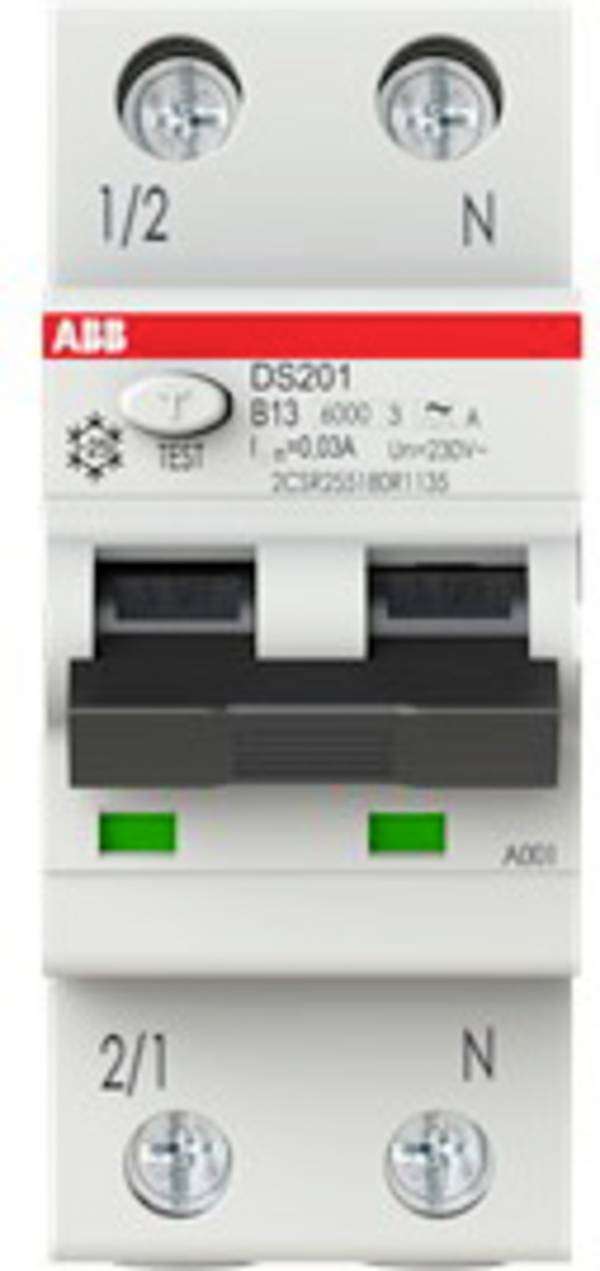 ABB 2CSR255180R1135 FI-Schutzschalter/Leitungsschutzschalter     13 A 0.03 A 240 V