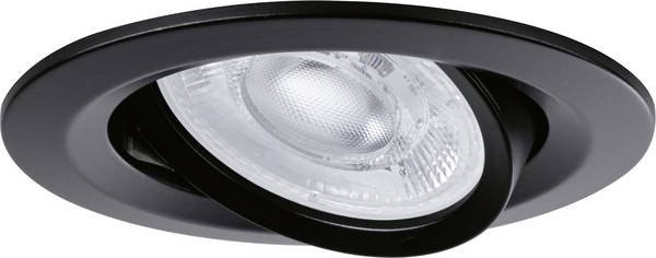 Paulmann 92329  LED-Einbauleuchte   LED GU10 4.9 W Schwarz (matt)