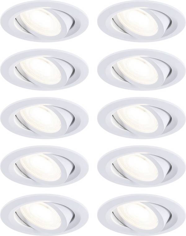 Paulmann 93164  LED-Einbauleuchte   LED  4.8 W Weiß