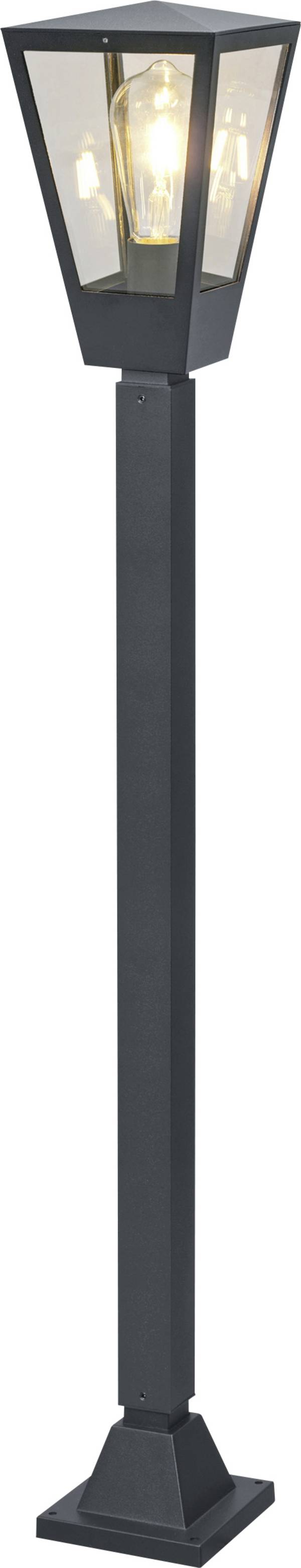 Brilliant 41018/63 Außenstandleuchte 100cm LED-Außenstandleuchte   LED E27 20 W Anthrazit, Transparent