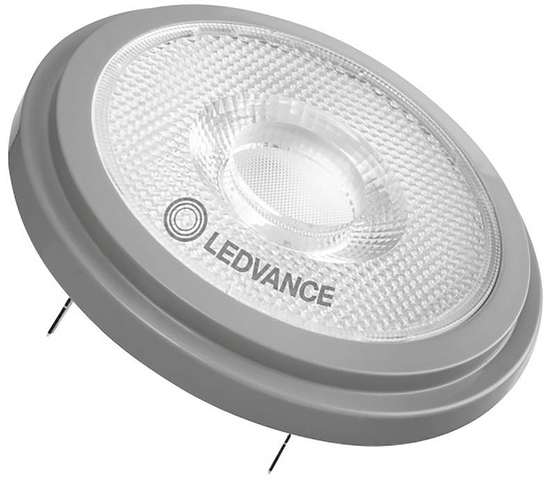 Rundes LED-Deckenleuchten-Set mit LEDVANCE-Branding, schräg vor weißem Hintergrund dargestellt.